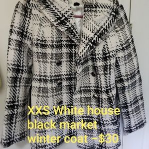 White house black market coat